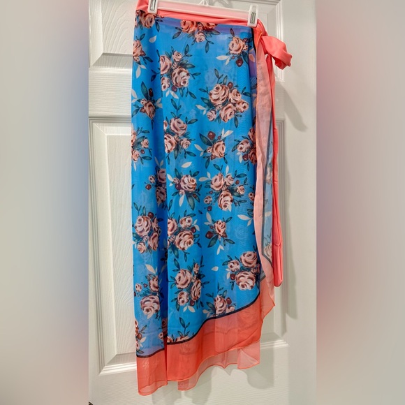 NEW Pineapples & Palms / Peach Color One-Piece & Cover-Up SwimSuit /SwimWear - Picture 4 of 6